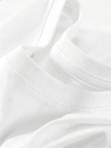 Talla Grande - Talla Grande - Adorable Camiseta Casual Rosa para Mujeres de Talla Grande con un Dibujado de un Dachshund con Globos, Perfecta para el Verano.Esta camiseta gráfica de manga corta con cuello redondo es ideal para conjuntos de primavera y verano. - Blanco - Ver 4