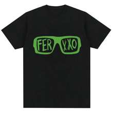 Rapper Feid Ferxxo 2024 Graphic Shirts Men Women 90s Vintage-shirts Hop Oversized Cotton Tee Shirt Streetwear Male - Negro - Ver 6