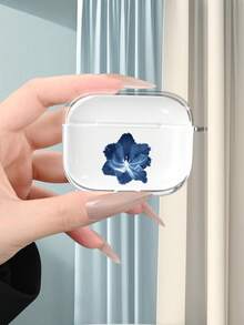 Ốp tai nghe cá nhân hóa thời trang và đa năng, thiết kế in 2D họa tiết hoa trừu tượng màu xanh dương, sáng tạo và phong cách, thích hợp làm quà tặng cho bạn gái, bạn thân, vợ, người yêu, dì, sếp, chị gái, bạn cùng lớp, giáo viên, quà sinh nhật, quà lễ hội, trong suốt và cảm giác mượt mà, bảo vệ toàn diện, chống bụi và chống nước, vỏ mềm, tương thích với tai nghe 2/3/4/PRO/PRO2/PRO3. - Trong sáng - Xem 5