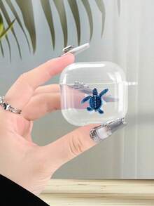 Ốp tai nghe cá nhân hóa thời trang và đa năng, họa tiết rùa biển xanh in 2D, sáng tạo và phong cách, thích hợp làm quà tặng cho bạn gái, bạn thân, vợ, người yêu, dì, sếp, chị gái, người yêu, bạn cùng lớp, giáo viên, quà sinh nhật, quà lễ hội. Chất liệu trong suốt và mịn màng, bảo vệ toàn diện, chống bụi và chống nước, vỏ mềm tương thích với tai nghe 2/3/4/PRO/PRO2/PRO3. - Trong sáng - Xem 6
