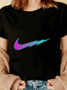 Women T-Shirts - Black - View 3