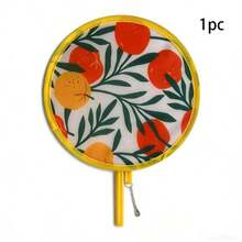 1/2/4pcs Japanese Style Round Foldable Handheld Fans, 4 Styles, Suitable For Outdoor Travel, Festival Events, Party Decoration, Etc., Gift For Friends, Family, Classmates, Elders, Summer Essential (Includes Storage Bag) - Folding Fan - View 10