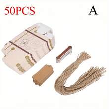 20/25/50PCS Creative Mini Luggage Candy Boxes Chocolate Boxes Paper Boxes Packaging Boxes With Ropes And Labels Suitable For Wedding Birthday Party Gift Bags Packaging Bags Wedding Birthday Party Decorations Classic Elegant Theme Gift Boxes - View 7