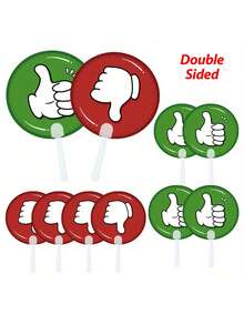 6/3/1pc Agree/Disagree Vote Boards, Back To School Decor, YES/NO Vote BoardsClassroom Identification Signs, Educational Tools For Students And Teachers, Suitable For English Q&A, Classroom Interaction, Elementary Teaching, True Or False Activities - Thumb-held Sign - View 4