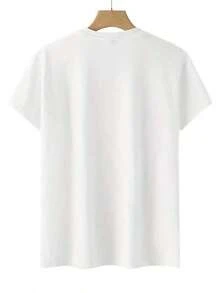 Women's Casual Summer T-Shirt With Vibrant Prints, Lemon, Gelato, And Wine Design - Short Sleeve, Round Neck, All-Season Top, Casual Summer Top | Vibrant Design T-Shirt | Comfortable Fit, Italian Fashion - 白色 - 查看 6