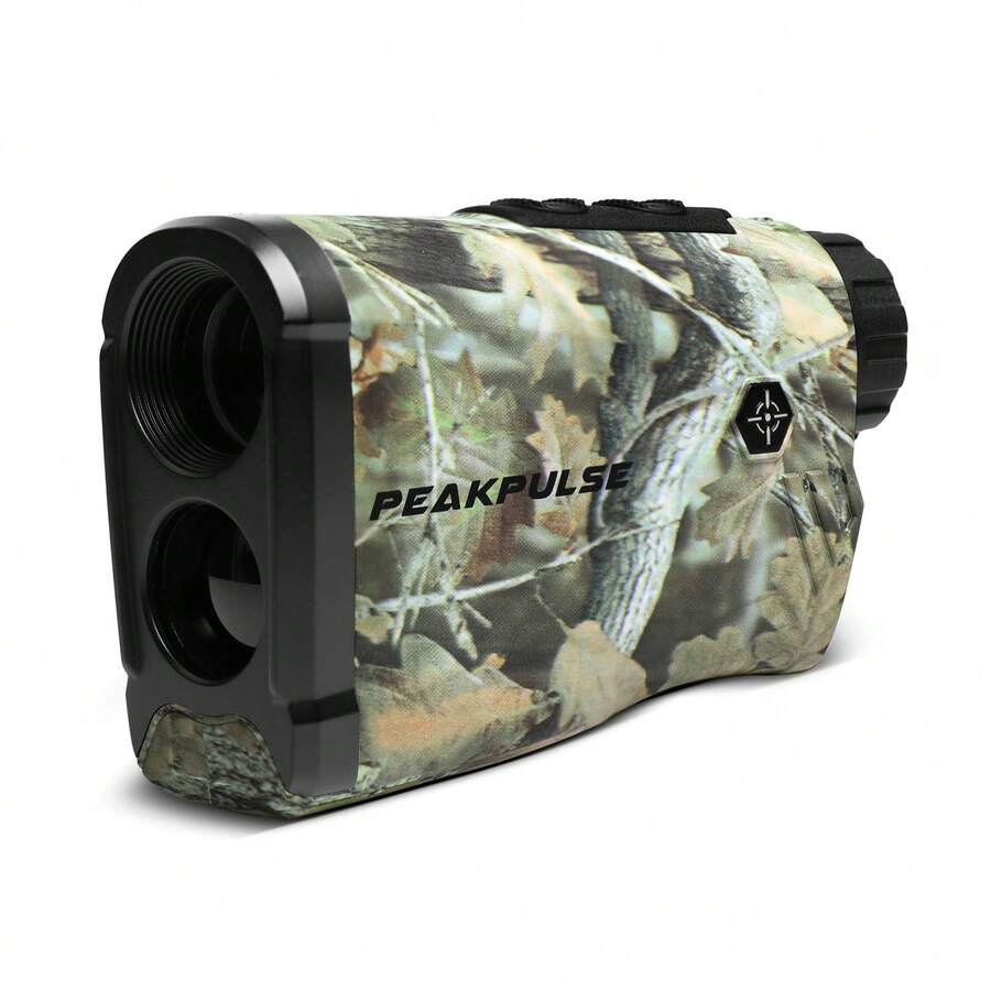 PEAKPULSE PEAKPLUSE 1300 碼迷彩狩獵測距儀，6 倍放大雷射測距儀，可測量高度/角度/水平距離，防水，適合戶外徒步 - 顏色 - 查看 1
