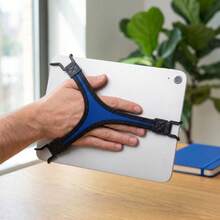 Soporte de correa para tableta con sujeción de alta elasticidad y antideslizante, correa de portátil de una mano para tabletas de 8 a 10 pulgadas universal - Ver 5