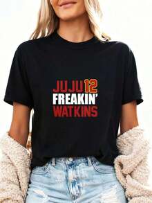 Camiseta de Mujer Juju Freakin Watkins Juju Watkins de Algodón Puro - Blanco 1 - Ver 8