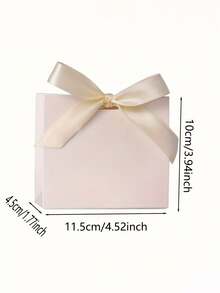 DIY Mini Gift Bag Set - Blank Wedding Gift Boxes - Birthday Party Packaging With Ribbon - - Paper - Wedding Gift Boxes - Decorative Tassel Details - Durable Gift Boxes - Gift Boxes - Christmas - Multicolor - View 7