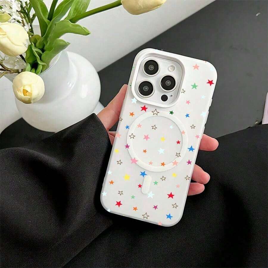 Funda anti golpes Compatible con iPhone16PROMAX,14,15PLUS,GALAXY S25PLUS,GALAXY S23ULTRA,two-inone Funda magnética,Alta Calidad, Antifall,High Quality,Diseño Lindo ,El mejor regalo. - Negro - Ver 1