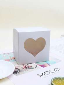 12pcs/24pcs Heart Window Bread Box Red Cookie Box Small Snack Box Pastry Box Suitable For Chocolate Strawberry Macaron Cupcake Candy Donut - View 8