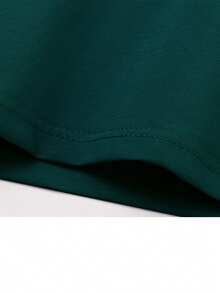 Limited Edition, Men's Short Sleeve T-Shirt, 100% Cotton, Simple And Elegant Regular Fit, Crew Neck, Cotton Fabric For Comfortable Wear, Can Be Used As A Holiday Gift, Lightweight Cotton - 綠色 - 查看 6