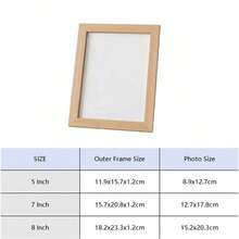5/7/8 Inch Wooden Photo Frame Plant Specimen Holder Creative Desktop Ornament Picture Display Frame Fashion - Multicolor - View 17