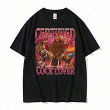 Camiseta Blanca de Verano de , Gira de Música Pop, Estilo Retro, de Algodón, Cuello Redondo, Manga Corta, Estampado Patriótico de la Bandera Americana, Juneteenth 1865, Día del Partido de la Copa del Mundo, Camiseta Gráfica Fresca de Verano, Tela Suave y Transpirable, Cómoda para Todo el Día. - Negro - Ver 7