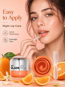 Pudaier MIMI GLAM Rotating Lip Mask Overnight Repair Lip Care Cream Deep Moisturizing Non-Sticky Sleep Lip Balm With Small Spatula Suitable For Spring And Summer Use Suitable As Birthday Gift Or Mother's Day Gift - 05 - View 2
