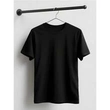 Camiseta Casual de Algodón Talla Grande con Frase Inspiradora 'God Dont Play About Me', Regalo Ideal para Hombres y Mujeres, Entusiastas del Golf, Verano, Algodón, Casual, Manga Corta, Camiseta con Estampado, Suave, Transpirable, Corte Holgado, Ropa Urbana, Uso Diario, Camiseta - Negro - Ver 3