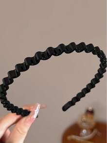 4/2/1PC Advanced Wave Hairband Women's New Type Hair Clip Wash Face Pressure Hair Anti Slip Headband Simple Temperament Hair Bundle Headpiece - Multicolor - View 11