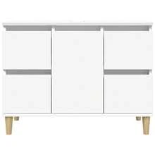 lavatório vidaXL branco, 80x33x60 cm, em madeira compensada. - Multicolorido - Ver 4