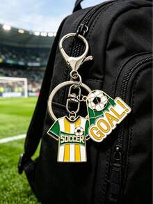 Gantungan Kunci Sepak Bola, Liontin Bola Sepak, Gantungan Tas Gaya Goth Y2K, Aksesori Gantungan Kunci Mobil Sport, Gantungan Kunci Multifungsi Ringan dan Tahan Lama, Gantungan Lanyard Modis dengan Desain Hati - MultiWarna - View 11