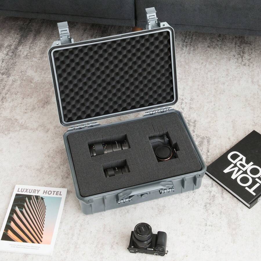 GOFLAME 18 Inch IP66 Rated Waterproof Hard Case With Customizable Foam Insert 47 X 37 X 18 Cm Hard-Shell Dry Box For Electronics Drones Cameras - View 1