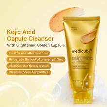 Medicube Kojic Acid Turmeric Whip Cleanser | Daily Facial Cleanser For Brightening, Balancing Skin Tone & Texture | Fade Appearance Of Uneven Patches & Ideal For Use After Spot Care | Korean Skincare - Axit Kojic Nghệ - Xem 2