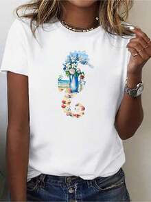 Women T-Shirts - Blanc - View 6