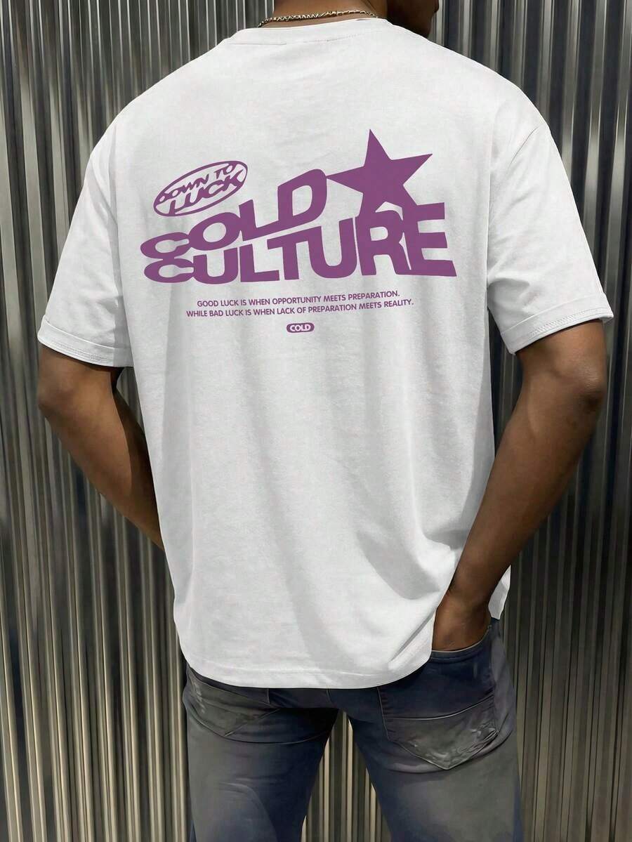 This Men's One-Piece Cotton Shirt Features Soft Fabric, A Skull Pattern And The Dellone Brand Logo, Making It Perfect For A Casual Urban Style. - White - View 1