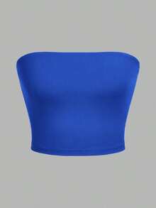 3 piezas Tops femeninos casuales ajustados sin tirantes adecuados para el verano - Multicolor 7 - Ver 7