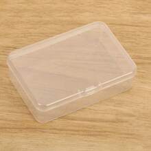 8Pcs/1pc Transparent Data Cable Storage Box, Freely Combinable Small Accessory Filled Dustproof Classification Storage Box, Charger Bracket, Cable Management Desk, Transparent Container, Suitable For Home And Office, Covered Dustproof Storage Cable Box, Also Suitable For Storing Cosmetics, Accessories, Nail Art, Chargers, Headphones, Furniture Tool Accessories - Multicolor - View 8