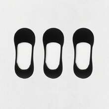 3 Pares De Calcetines Invisibles De Mujer Antideslizantes - Multicolor - Ver 5