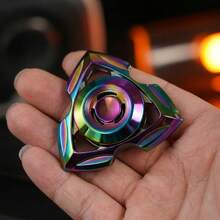eyekan Metal Rotating EDC Fidget Toy, Precision Machined Desktop Accessory, Portable Tactile Pocket Piece, Smooth Rotating Metal Desktop Decor, Office Home Travel Portable Everyday Carry, Gift - Multicolor - View 4