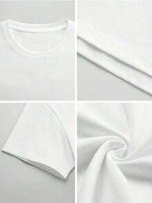 Ropa Curvy En Oferta Y  1 Camiseta Inspirada En  Mikrokoos Bangtan Para Conciertoblusas Para Mujer,Blusas Casuales Para Dama,Tops,, Mujer Premium,Y2K QOS0Camisetas Para Mujer Y2K - Blanco - Ver 6