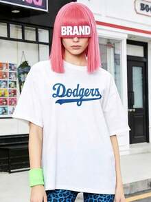 Camiseta de manga corta con cuello redondo suave y casual de verano para mujer, tops para salir, vintage, Gen Z, tops, curvas, ropa Y2K, algodón, Italia, Grecia, tops de mujer, tops bonitos, camisetas gráficas, conjuntos de primavera, estilo callejero americano, casual deportivo, estilo unisex, estilo casual urbano, casual, jersey, camisetas holgadas, ropa de calle retro, estilo de los 90, estilo de los 2000, subcultura, estilo europeo, tops negros, tops blancos, conjuntos de fiesta de los 90. - Blanco - Ver 1