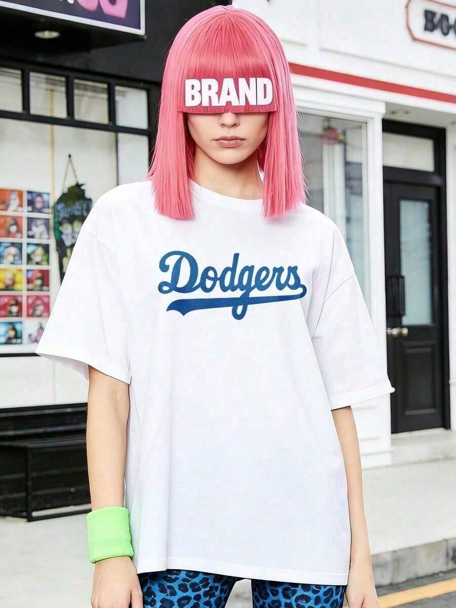 Camiseta de manga corta con cuello redondo suave y casual de verano para mujer, tops para salir, vintage, Gen Z, tops, curvas, ropa Y2K, algodón, Italia, Grecia, tops de mujer, tops bonitos, camisetas gráficas, conjuntos de primavera, estilo callejero americano, casual deportivo, estilo unisex, estilo casual urbano, casual, jersey, camisetas holgadas, ropa de calle retro, estilo de los 90, estilo de los 2000, subcultura, estilo europeo, tops negros, tops blancos, conjuntos de fiesta de los 90. - Blanco - Ver 1