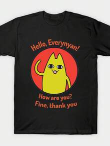 Camiseta unisex, nuevaModelopara2026HolaTodos-AzumangaDaiohCamisetaNuevoCamisetasTranspirableElegante,YSuave,conaTactodeHarajukuCalleEstilo,HombresDiversiónCamisetasManga cortaTripulaciónCuelloCamisetasPuroInformalCamisetas, ropademujer, blusasparamujer, topsdemujer, camisetasdemujer, DiariocasualConjunto, RegularAjuste, DiarioCoincidencia, Gráficoestampado, deportivocasual - Negro - Ver 1