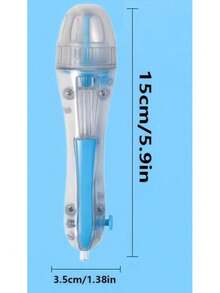 1pc Automatic Beaded Pen - Suitable For Craft Projects, Handmade Goods And Home Decor (Transparent) - Perler Beads - View 13
