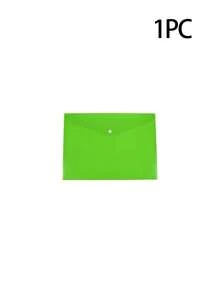 [Custom] 5pcs/Set Thick A4 Solid Color Polypropylene Document Folders With Snap Closure, Waterproof File Storage Bags For Storing Exam Papers, Archives Etc., Suitable For Students Back To School And Office Use, School File Folders - Multicolor - View 15