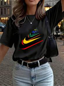 Women T-Shirts - Black - View 6