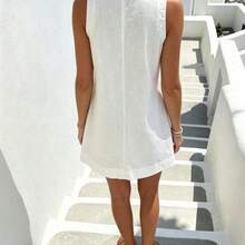 Women Midi Dresses - 白色 - 查看 3