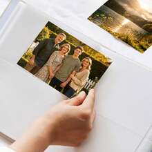 1pc Classic Velvet Photo Album, 6 Inch, 200 Pockets, Extra Large Capacity Growth Record Album Fits 200 Horizontal Photos, Multiple Colors Available, Suitable For Wedding, Family, Anniversary, Youth, Vacation, Valentine's Day, Memory Book Gift - 1PC - View 3