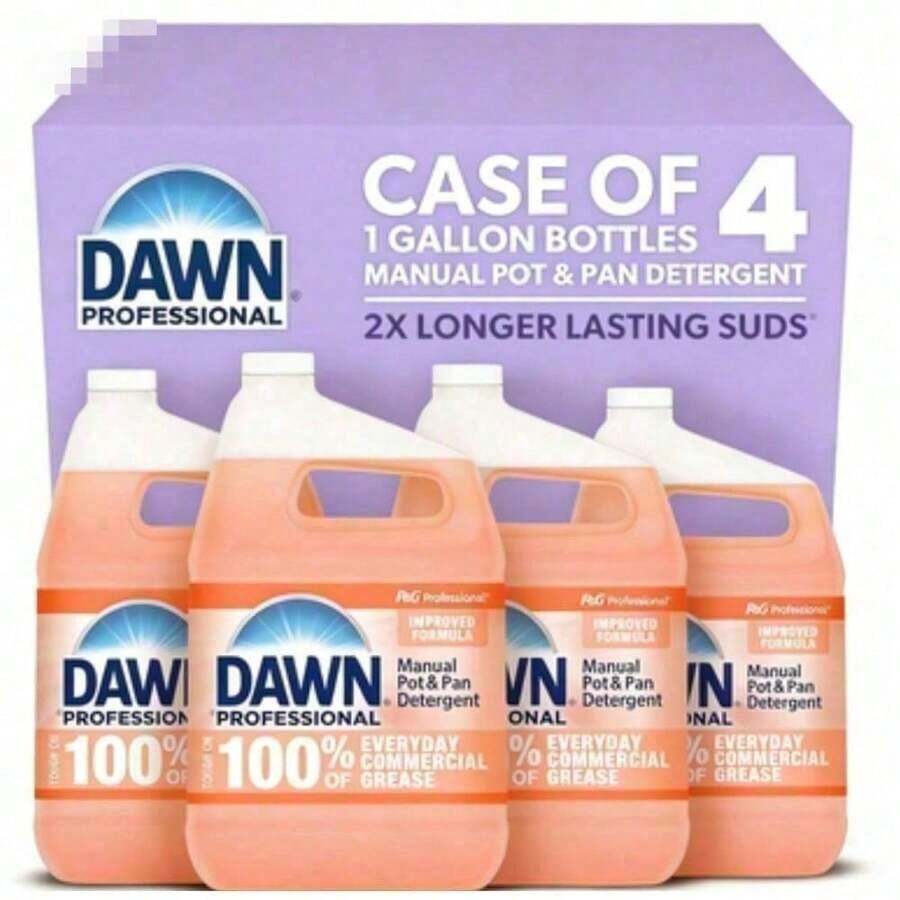 Economical Size|.Lasts Longer Ultra Grease-Fighting Power, 18 Fl OzLong-Lasting Suds, Easy Dispensing, Gentle On Hands, Perfect For Kitchen Cleanup And Dishwashing-Dawn Platinum Plus PowerSuds Liquid Dish Soap, EZ-Squeeze Bottle – Widely Loved By People - Blue - 查看 1