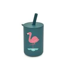 1pc Portable Kids Straw Cup, 180ml Capacity, Made Of Silicone Material, Printed With Cute Animal Patterns, Suitable For Baby Drinking, Leak-Proof Design, Multiple Colors And Patterns Available. - Multicolor - View 13