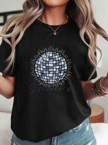 Camiseta unisex de manga corta, para mujerTSMediados de la NocheÁlbumCamiseta-Adornado con joyasLíricaCanciónLetras de cancionesCortoMangaSuperior,ConciertoMercancíaRegaloparaElla,ComodidadColoresInformalTeeconIcónicoCanciónTítulosMáquinaWashable)playerashombre, , , Dazymujer,romwehombres, bohochic,maestrasregalos,camisetaparaconjuntos de mujercon curvasparamu,y2k, - Negro - Ver 6