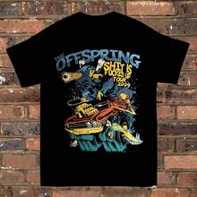 Vintage The Offspring Band T-Shirt All Size S To 5XL - 黑色 - 查看 1