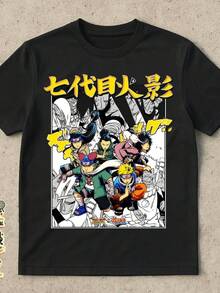 Camiseta de la Sésima Clase, Camiseta de Anime de la Sésima Generación, Regalo de Ropa Urbana de Estilo Vintage con Temática de Cómics camisas de mujer sudaderas para mujer sueter blusa casual mujer verano vestidos de graduación - Negro - Ver 6