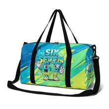 Boys' Creative Number 67 Print Large Travel Bag, Overnight Bag, Weekend Bag, Sports Bag, Gift - Game Travel Bag - View 10