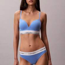 Calvin Klein Icon Cotton Modal Bikini QF8520 - Blue Descent - 查看 5