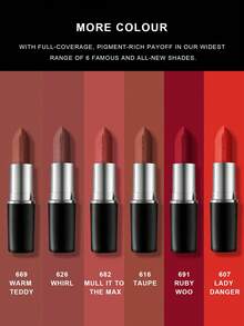 Lipstik MAC XIMAL Silk Matte - 609 Lady Danger - 3,5g/0,12oz - 607 Lady Danger - View 3
