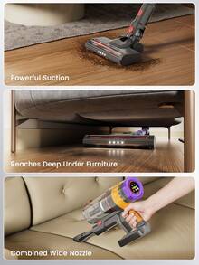 Lefant V1 Cordless Vacuum Cleaner | Lightweight & Tangle-Free | Perfect For Pet Hair & Daily Cleaning - V1/英規(深灰) - 查看 6