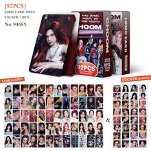 K-Pop BM CHOOM 3rd Mini Album Lomo卡 92件組 60張小卡 + 32張貼紙 Ruka Ahyeon Pharita Rora Asa Chiquita HD團體與個人肖像卡 粉絲收藏禮品卡 相簿填充卡 - 彩色 - 查看 3